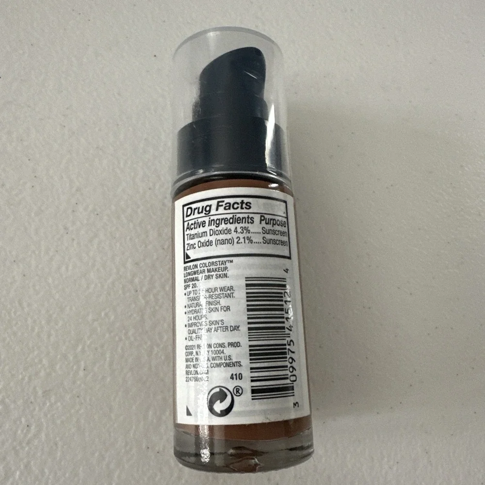 Revlon Liquid Foundation ColorStay Face Makeup 410 Cappuccino